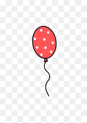 Dotted Birthday Party Ballon Clipart Free PNG-WebP File - PNG-WebPheart ClipartFlare.com