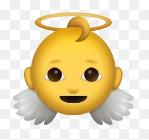 Baby Angel Emoji [Free Download Iphone Emojis] | Emoji Island