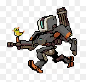 Download Bastion Soot - Overwatch Bastion Pixel Art Png Image With ClipartFlare.com 