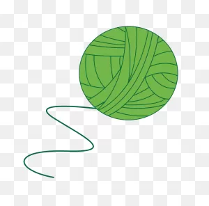 Green Ball Of Yarn Clip Art - Green Ball Of Yarn Image