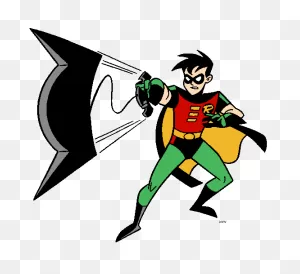 Robin--The Sidekick Of Batman Clipart.