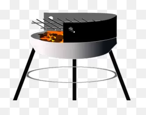 Bbq Grill With Chicken Clipart - ClipartFlare