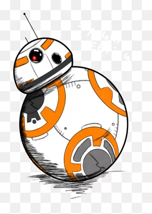 Bb-8 Drawing Star Wars Clip Art - Bb8 Star Wars Cartoon - Png ClipartFlare.com 