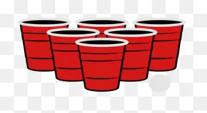 Beer Pong Champion Party Animal Label By - Beer Pong Cups Clipart ClipartFlare.com 