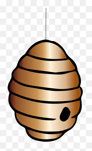 Beehive Honey Bee Bee Sting Clip Art - Cartoon Bee Hive Png ClipartFlare.com 