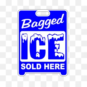 Bagged Ice Banner Sign New Larger Size Best Quality For The ClipartFlare.com 