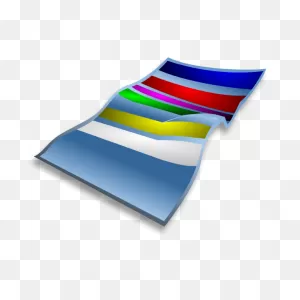 Free Beach Towel Clip Art Simple Blue Printable - Png Download ClipartFlare.com 