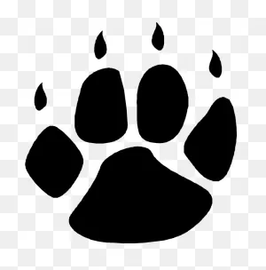 Free Bear Paw Silhouette, Download Free Bear Paw Silhouette Png ClipartFlare.com 