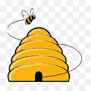 Beehive Bank - Cartoon Honey Bee Hive - (400X400) Png Clipart Download