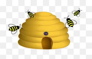 Bee Hive Clipart Yellow Bee - Bumble Bee Clip Art - Png Download ClipartFlare.com 