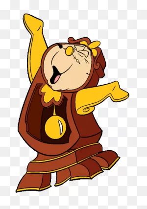 Cogsworth ~ Beauty And The Beast | Beauty And The Beast, Disney ClipartFlare.com 
