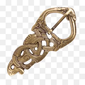 Brass Viking Belt Buckle - Hw-701138 - Larp Distribution
