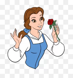 Belle With A Rose By Hillygon On 
