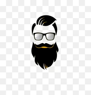 Beard Biker | Beard Logo Design, Beard Cartoon, Beard Silhouette