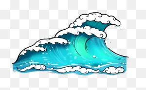 Waves #ocean #sea #blue #sticker - Waves Sticker Png Clipart ClipartFlare.com 
