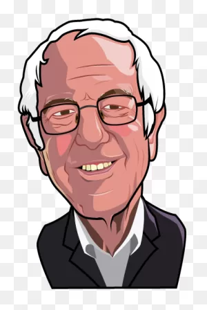 Bernie Sanders Illustrated - Bernie Sanders No Background Clipart ClipartFlare.com 