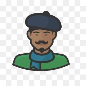 Artist, Avatar, Avatars, Beret, French, Man, Scarf Icon - Download On ClipartFlare.com 