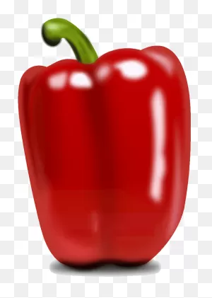 Red Bell Pepper Clipart - Full Size Clipart (#1980377) - ClipartFlare