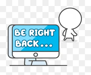 Download Hd Be Right Back Transparent Png Image - ClipartFlare ClipartFlare.com