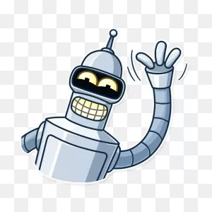 Futurama Tv Show Cartoon Bender Sticker 5 | Custom Decals & Vinyls ClipartFlare.com 