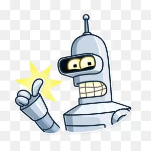 Futurama Tv Show Cartoon Bender Sticker 3 | Custom Decals & Vinyls ClipartFlare.com 