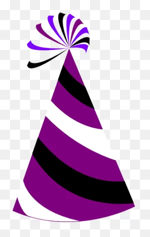 Free Birthday Hat Clipart Image - 1301, Birthday Party Hats Black ClipartFlare.com 
