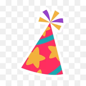 Party Hat Stickers - Free Birthday And Party Stickers
