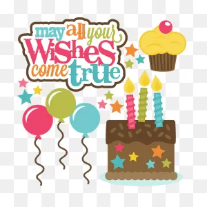May All Your Wishes Come True-Girl - PNG-WebP Files For Scrapbooking ClipartFlare.com 
