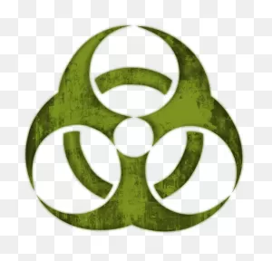Green Biohazard Symbol Clipart - Biosafety Level 2 Sign - (512X512 ClipartFlare.com 