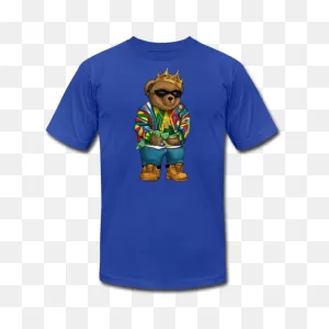 Teddy Bear Biggie Smalls Coogi Men/unisex Premium Adult T-Shirt