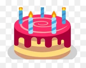 Birthday Cake Clipart Emoji - Happy Birthday Gif - Png Download ClipartFlare.com 