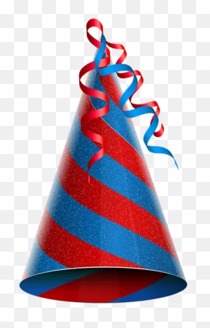 Birthday Party Hat Red Blue Png Clip Art Image | Birthday Hat Png ClipartFlare.com 