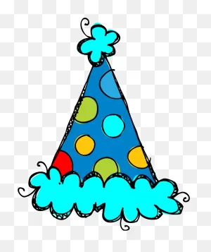 Party Hat Birthday Clip Art - Transparent Background Birthday Hat ClipartFlare.com 