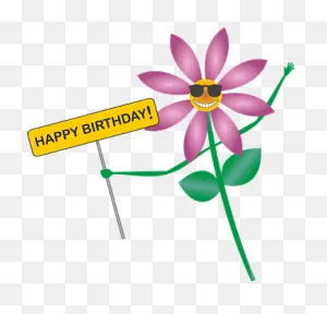 Happy Birthday Birthday Greeting Flower Sm - Happy Birthday Sekt ClipartFlare.com 