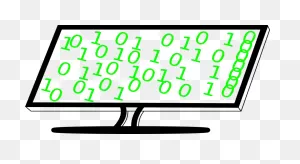 Binary Computer Software - Free Vector Graphic On ClipartFlare