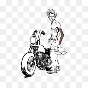 Biker — Blogs, Videos And Podcasts — Cory Kerr Art