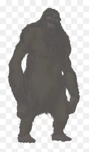 Bigfoot Png Transparent Clip Art Freeuse Download - Siamang - Full ClipartFlare.com 