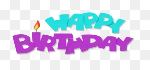Clipart Design Happy Birthday - Transparent Happy Birthday Png ClipartFlare.com 