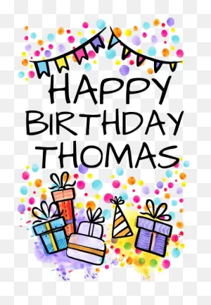 Happy Birthday Name Wall Sticker - Happy Birthday Design Wall ClipartFlare.com 