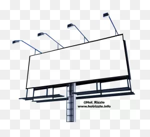 Download Billboard Blank Hd Great Psd - Transparent Background ClipartFlare.com 
