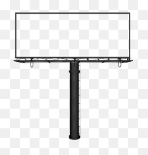 Download Hd Billboard Icon Clipart Png Images - Black And White ClipartFlare.com 