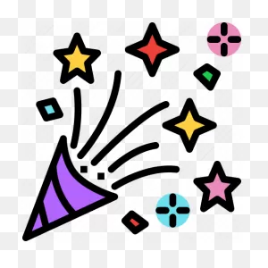 Birthday, Celebration, Confetti, New Year, Party, Xmas Icon ClipartFlare.com 