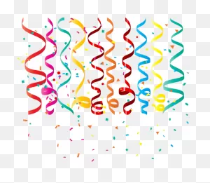Confetti Curling Ribbon Birthday - Free Vector Graphic On ClipartFlare