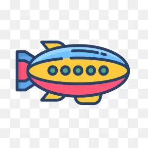 Blimp - Free Transport Icons