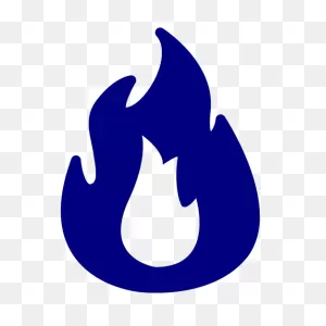 Navy Blue Fire 2 Icon - Free Navy Blue Fire Icons
