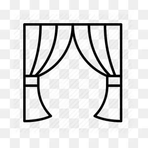Free Curtain Clipart Black And White, Download Free Curtain ClipartFlare.com 