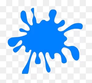 Light Blue Splash Ink PNG-WebP Clip Arts - Blue Paint Splatter Clipart ClipartFlare.com 