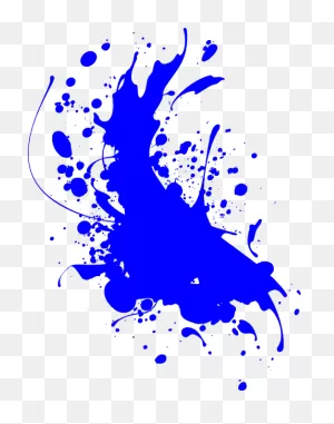 Splatter Clipart Blue Paint - Blue Paint Splatter Clip Art | Full ClipartFlare.com 