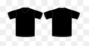 Black Tshirt Front And Back Png Clip Art Black And - Pk Polo T ClipartFlare.com 