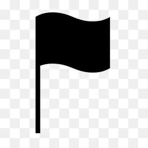 Flag, Black, Rectangular, Tool, Symbol, On, A, Pole Free Icon Of ClipartFlare.com 